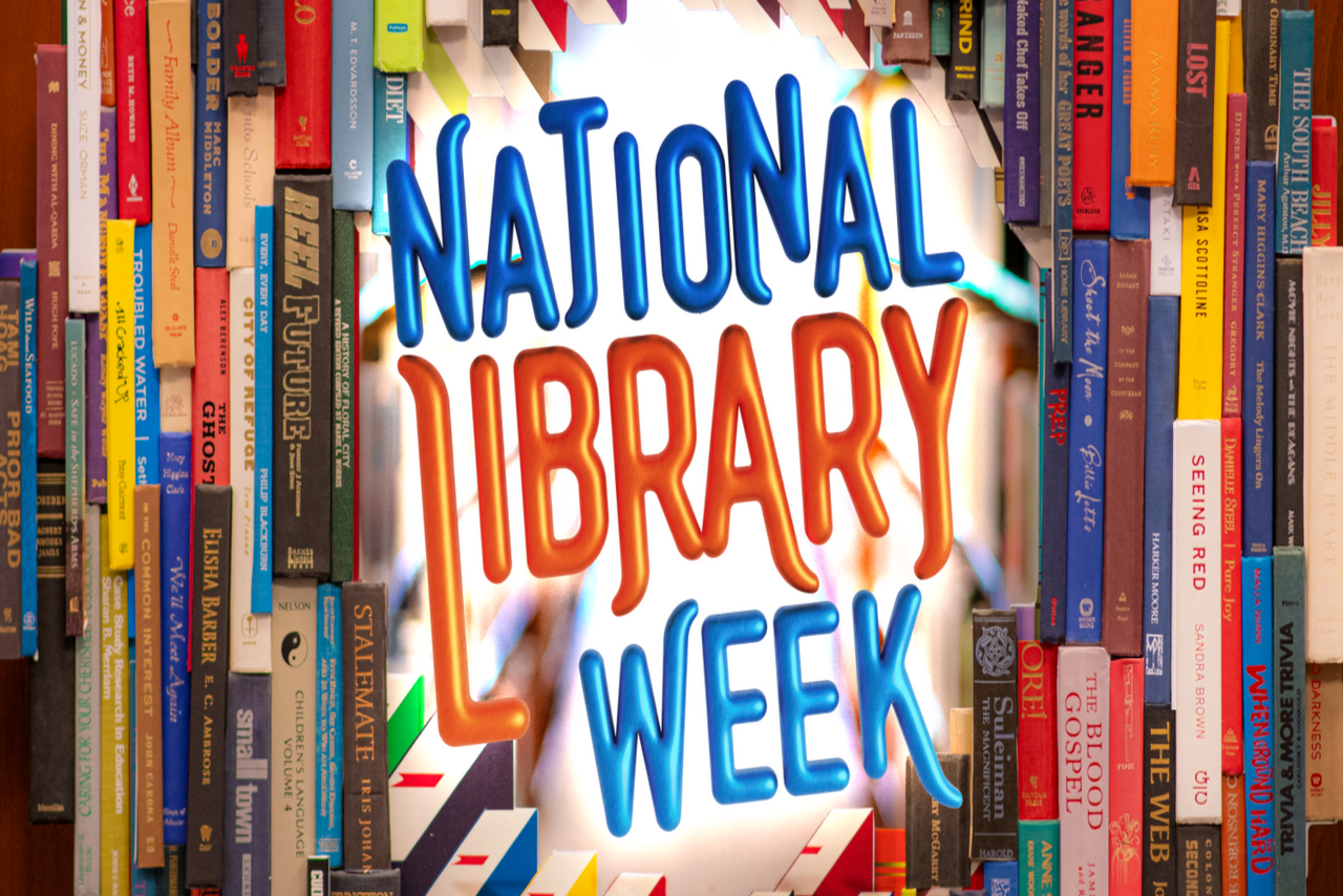 National Library Week Book picture