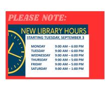 New hours