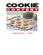 Cookie contest