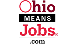 Ohio Means Jobs.com logo in red and black